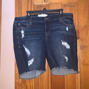 Torrid Jean Shorts distressed look